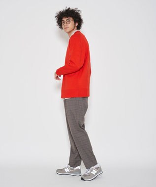 J.PRESS YORK STREET 【UNISEX】Vネックプルオーバー ニット オレンジ系