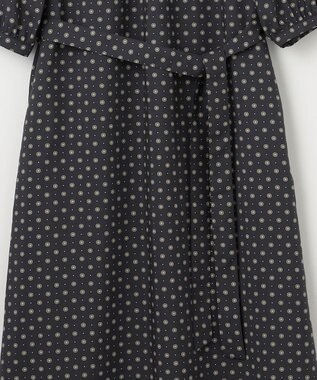 J.PRESS LADIES L 【洗える】ジオメトリックプリント ワンピース ネイビー系5