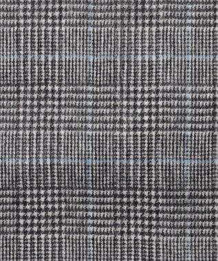 J.PRESS MEN リバーシブルカシミヤ チェックマフラー ライトグレー系3