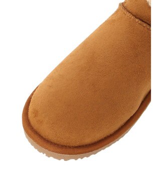 Green Parks ＲＵＰＩＳ．ショートムートンブーツ Camel