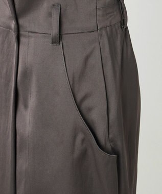 23区 【GOLD LABEL】コンパクトコットン ラップスカート グレー