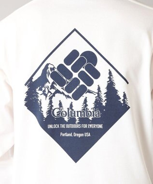 Columbia Columbia/ アーバンハイクグラフィックロングスリーブTシャツ /コロンビア Sea Salt Back Print