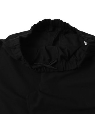 WEGO 【ウエストゴム/SMLサイズ展開】TRイージーストレートパンツ ブラック