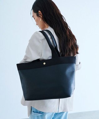 TOPKAPI 【Breath TOPKAPI】RIPPLE リプル ロング ハンドル A４ トートバッグ L ブラック