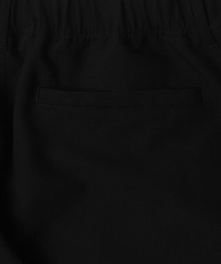 WEGO 【ウエストゴム/SMLサイズ展開】TRイージーストレートパンツ ブラック