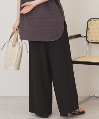 AMERICAN HOLIC 【マルチ機能】ベイカーリラックスパンツ Black