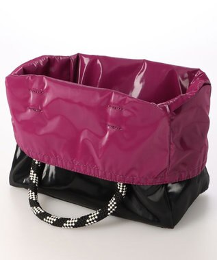 LeSportsac MEDIUM 2 WAY TOTE/２ウェイパープル/ブラックシャイン ２ウェイパープル/ブラックシャイン