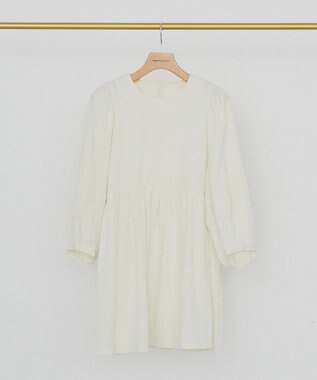 AMERICAN HOLIC DOTジャガードティアードブラウス Ivory