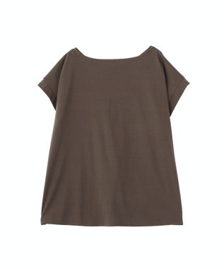 YECCA VECCA ピン付きドレープカットソー Charcoal Gray