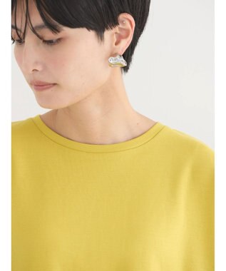 AMERICAN HOLIC 接触冷感バックタックポンチプルオーバー Yellow