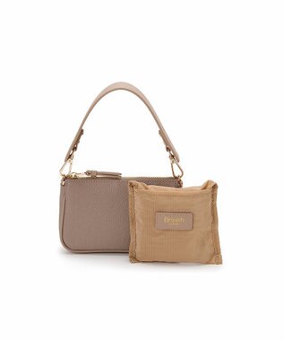 TOPKAPI 【Breath TOPKAPI】【TOPKAPI × 藤本美貴さんコラボ】スコッチグレイン サブバッグ付きミニバッグ/撥水