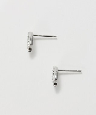 Phoebe 〈金属アレルギー対応〉グロッシーミニホースシューピアス　シルバー　ステンレス/馬蹄/蹄鉄/ラッキーモチーフ/ギフト/プレゼント シルバー