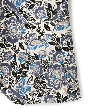 JOSEPH HOMME 新型・新柄【洗える/ストレッチ/シワになりにくい】クールドッツストレッチ メキシカンプリント ジャケット ホワイト系5