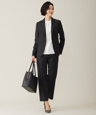 J.PRESS LADIES S 【セットアップ対応】BAHARIYE SOLID テーラード ジャケット ブラック系