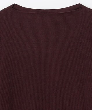 BEIGE， 【一部店舗限定・洗える】FORD / ボートネックトップス Bordeaux