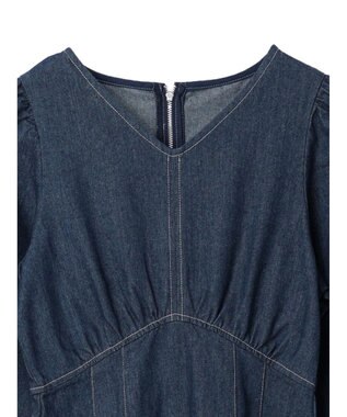 Green Parks ・ＥＬＥＮＣＡＲＥ　ＤＵＥウエストタックデニムワンピース Indigo