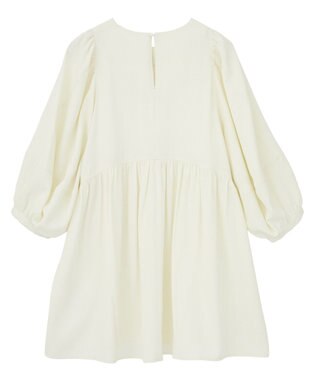 AMERICAN HOLIC DOTジャガードティアードブラウス Ivory