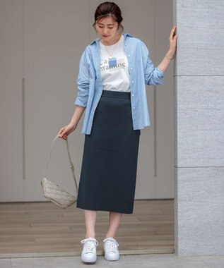 23区 【CLASSY.6月号掲載】レザー スニーカー ホワイト系