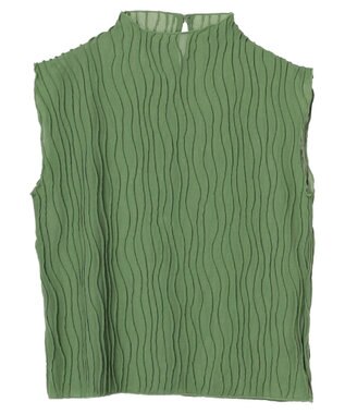 Green Parks ・Ｐｅｔｉｔ　Ｆｌｅｕｒ　ウェーブメロープルオーバー Green