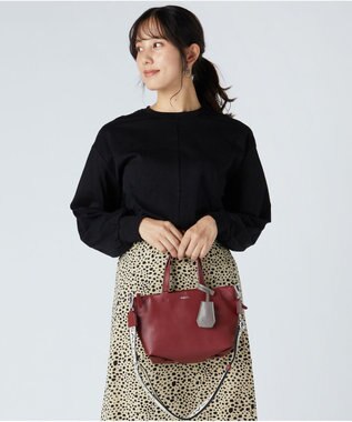 Y'SACCS イザック　イタリアンシープマルチウェイトートバッグ ワイン