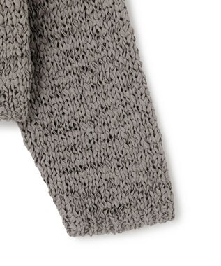 UNFILO テープヤーンニット プルオーバー チャコール