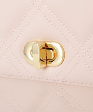 Maison de FLEUR キルティングフラップバッグ Pink