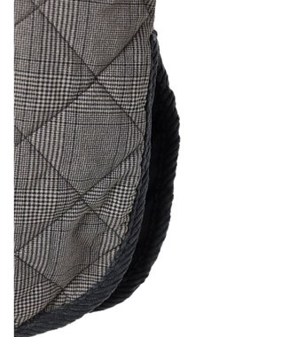 Green Parks キルティングノーカラーブルゾン Check