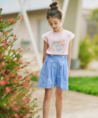 組曲 KIDS 【150-160㎝】OMATSURI Tシャツ サクラ系