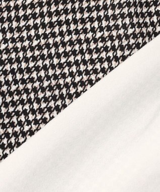 ANY SIS L 【4WAY・裏起毛】エニポカ ボウタイ ブラウス 千鳥