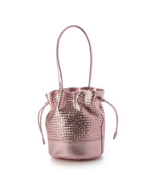 UNBILLION 【テレビ ドラマ着用アイテム】ペルケ perche / レザーメッシュ2wayバゲットバッグ ピンク