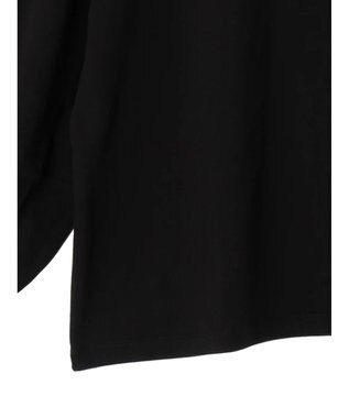 CRAFT STANDARD BOUTIQUE モックネックリングドット９分袖プルオーバー Black