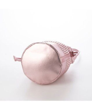 UNBILLION 【テレビ ドラマ着用アイテム】ペルケ perche / レザーメッシュ2wayバゲットバッグ ピンク