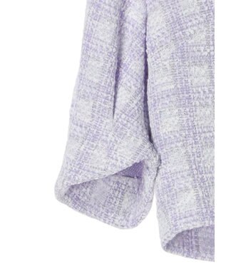 earth music&ecology ＳＥＴ２点　カットソーツィードアンサンブル Light Purple