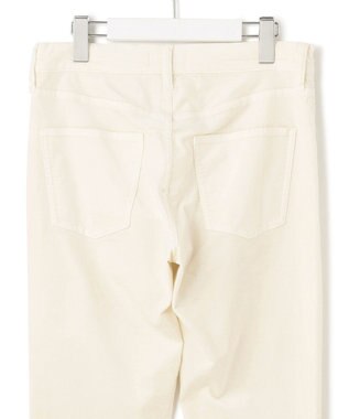 23区 【洗える】23区DENIM ベルベットストレッチ スキニーパンツ オフホワイト