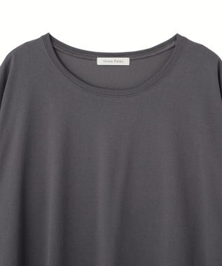 Green Parks 裾イレヘムレースプルオーバー Charcoal Gray