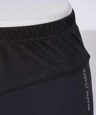 FILA GOLF／marie claire 【Marie claire sports】接触冷感ショート丈レギンス ブラック