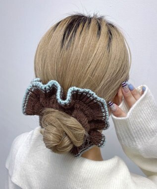 WEGO Lパイピングニットシュシュ