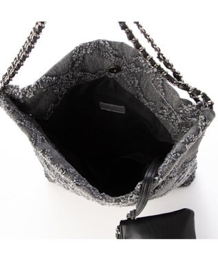 UNBILLION 【テレビ ドラマ着用アイテム】カシュカシュ cachecache / デニム風チェーンバッグ GY