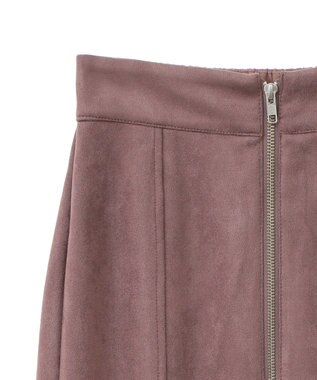 Green Parks ・ＥＬＥＮＣＡＲＥ　ＤＵＥ　スエードポンチＺＩＰスカー Pink