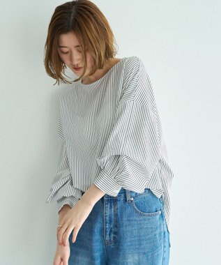 YECCA VECCA 2wayボリューム袖ブラウス