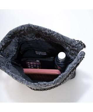 UNBILLION 【テレビ ドラマ着用アイテム】カシュカシュ cachecache / デニム風チェーンバッグ GY