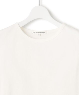 23区 L 【新色追加/洗える】コットンベアジャージー ノースリーブ Tシャツ ホワイト系