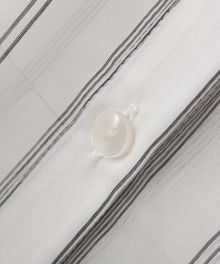 Green Parks フレアラインスキッパーブラウス Stripe