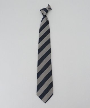 GOTAIRIKU  GOTAIRIKU別注【日本製】シルク ネクタイ_レジメンタル柄 ネイビー系1