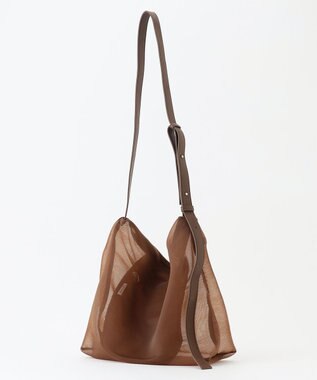 UNFILO シアー ショルダーバッグ ブラウン