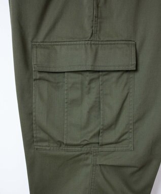 WEGO 【ユニセックス着用ITEM/SMLサイズ展開】ワイドカーゴパンツ カーキ