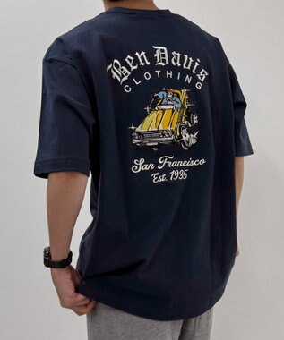 WEGO LOWRDE　EMB　TEE ネイビー