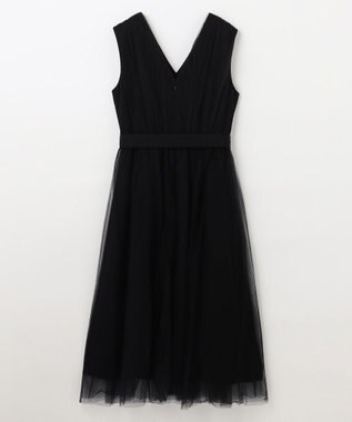 GRACE CONTINENTAL チュールドレープドレス ブラック