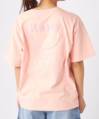 OP／FILA 【RUSTY】ニコちゃん×刺しゅう半袖Tシャツ ピンク