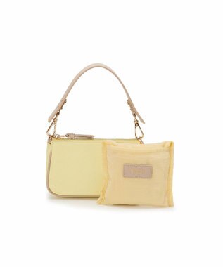 TOPKAPI 【Breath TOPKAPI】【TOPKAPI × 藤本美貴さんコラボ】スコッチグレイン サブバッグ付きミニバッグ/撥水 レモンイエロー